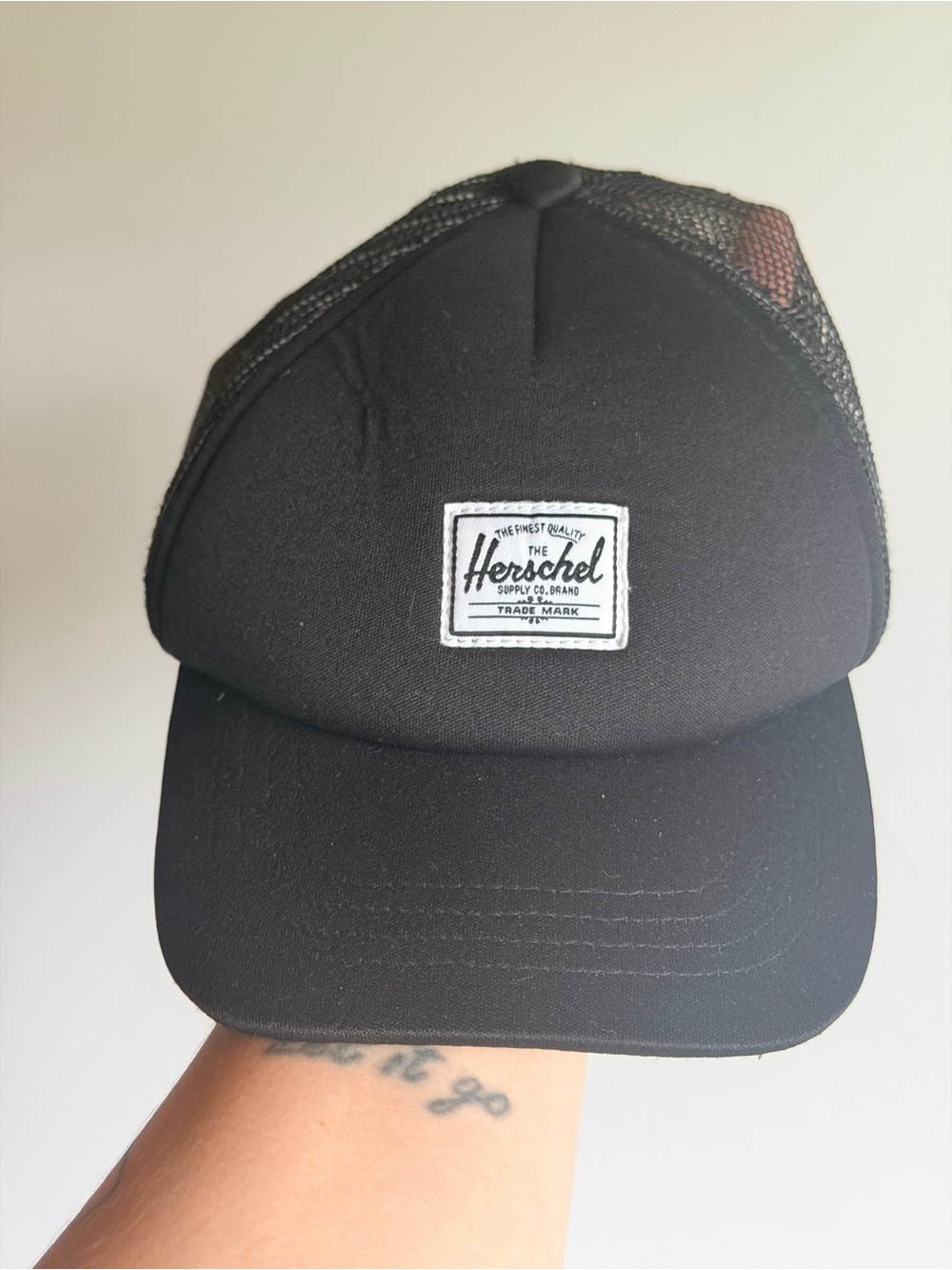 Herschel Supply Company Black Hat Infant OS